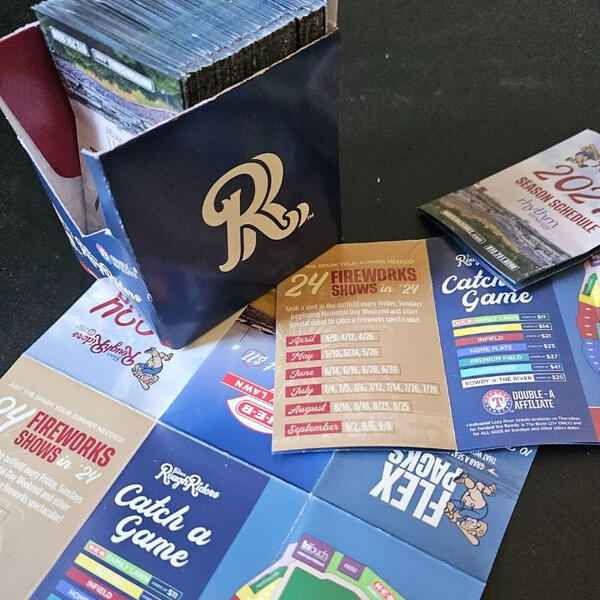 POP Signage • Game Schedules