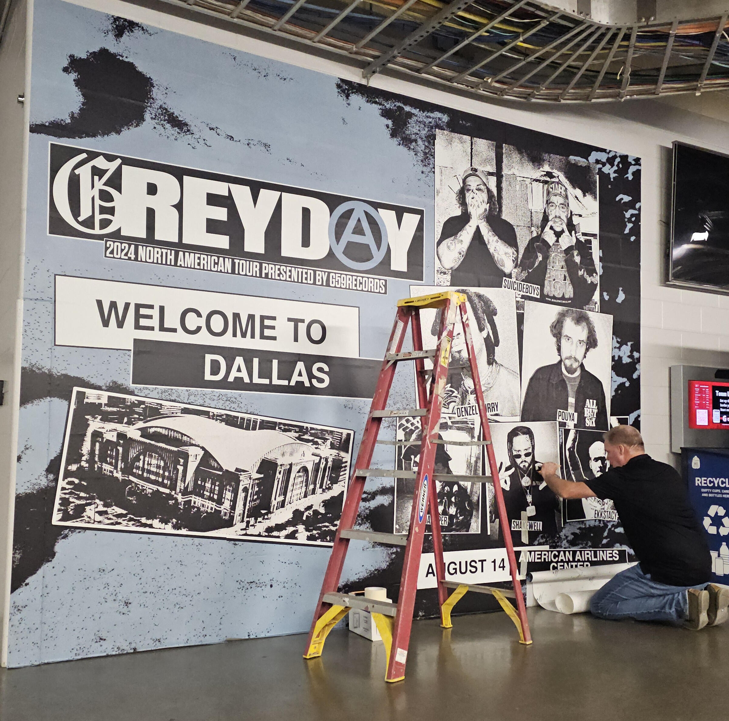 wall mural custom signage